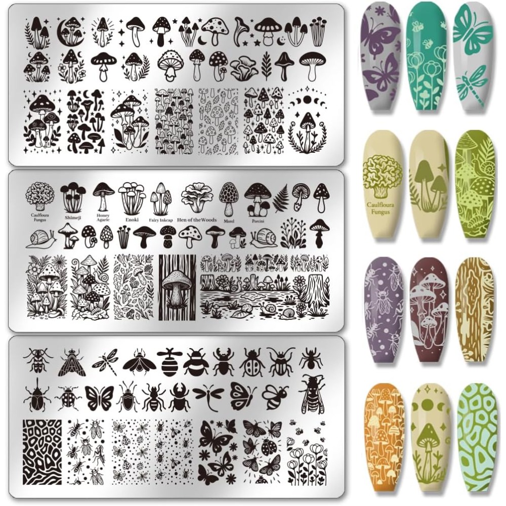 Nail Stamping Plate - Stainless Steel DIY Nail Art Templates