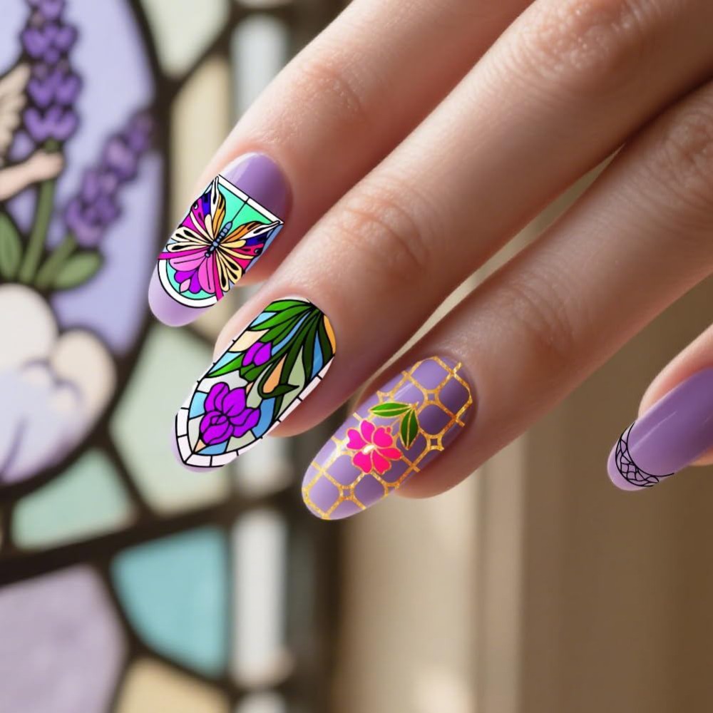 3pcs Flower Window Nail Stampi - Nail Stamping Plate recension och pris