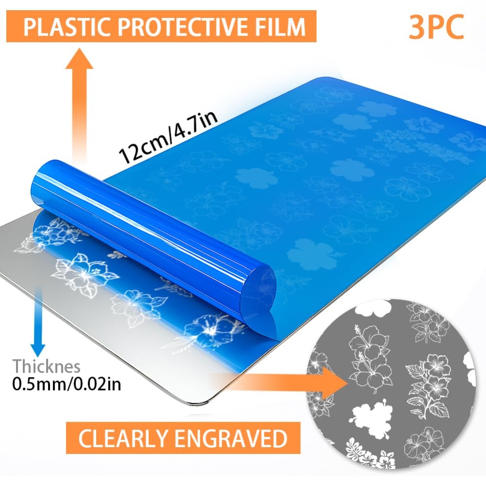 Stainless Steel DIY Nail Art T - Nail Stamping Plate recension och pris