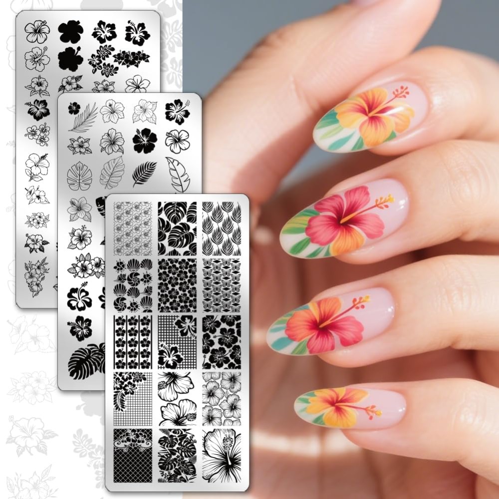 Stainless Steel DIY Nail Art T - Nail Stamping Plate recension och pris