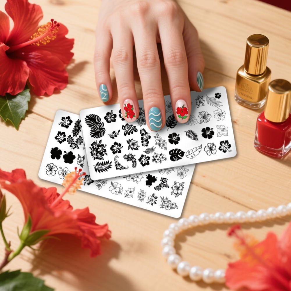Stainless Steel DIY Nail Art T - Nail Stamping Plate recension och pris