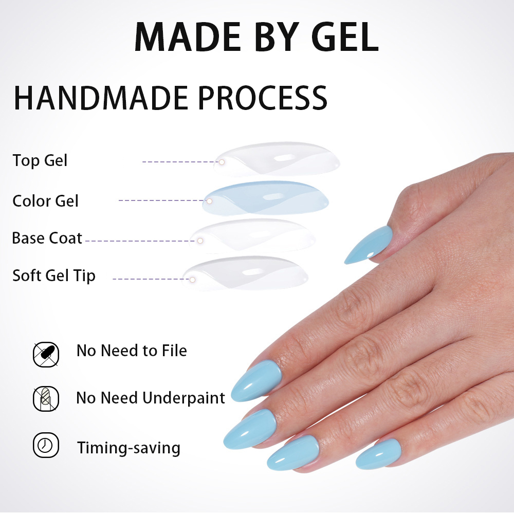 VITAGWX 32pcs Press on Nails A - Nail Art Ideas recension och pris