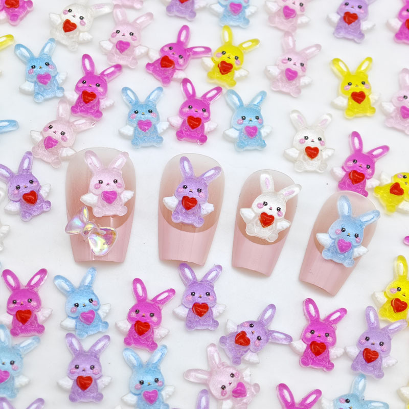 New cute Angel Love cartoon ra - Nail Art Nail Art recension och pris