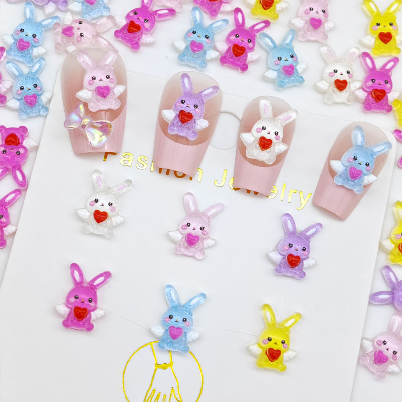 New cute Angel Love cartoon ra - Nail Art Nail Art recension och pris