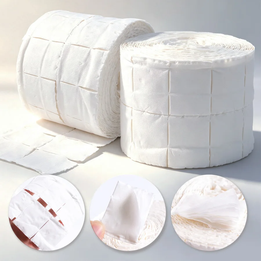 300/500Pcs Roll Lint Free Cott - Nail Art Ideas recension och pris
