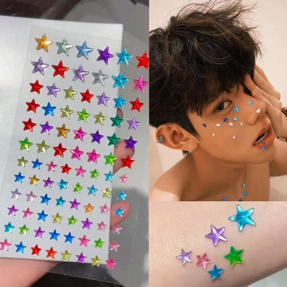 Self-Adhesive Face Rhinestones - Nail Art Nail Art recension och pris