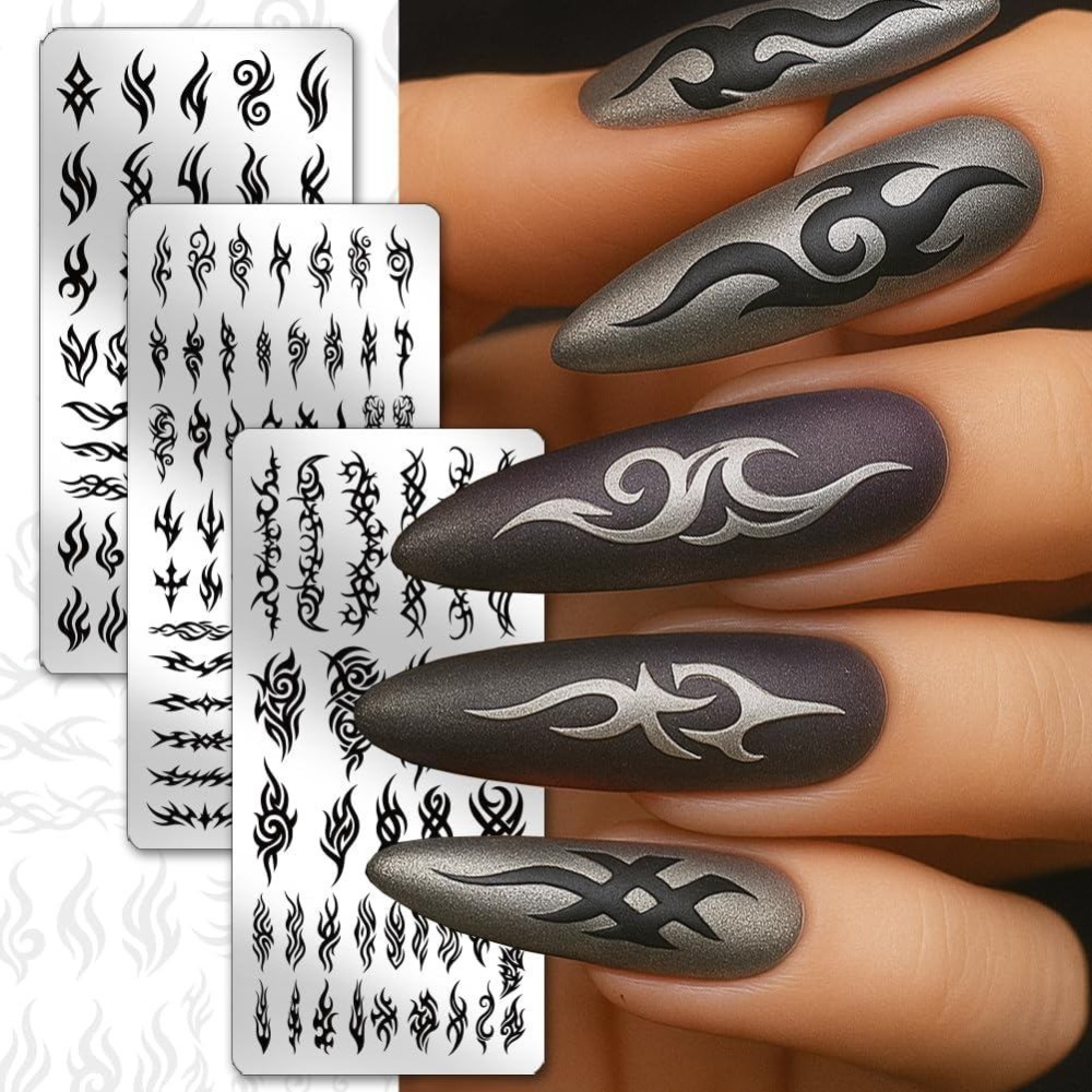 3pcs Tribal Style Nail Stampin - Nail Stamping Plate recension och pris