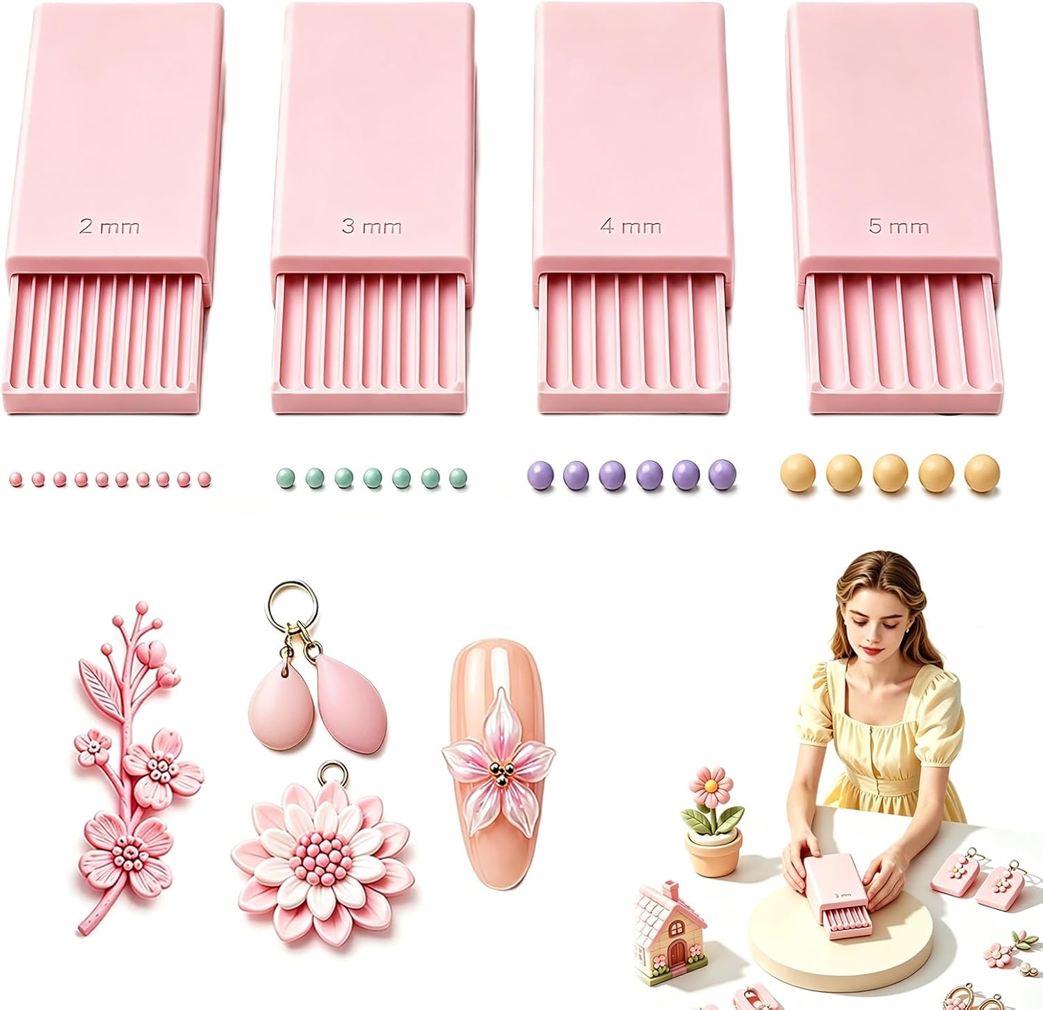 3D Print Clay Gel Ball Maker T - Nail Art Ideas recension och pris