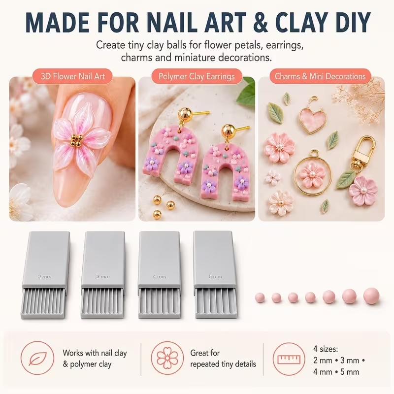 3D Print Clay Gel Ball Maker T - Nail Art Ideas recension och pris