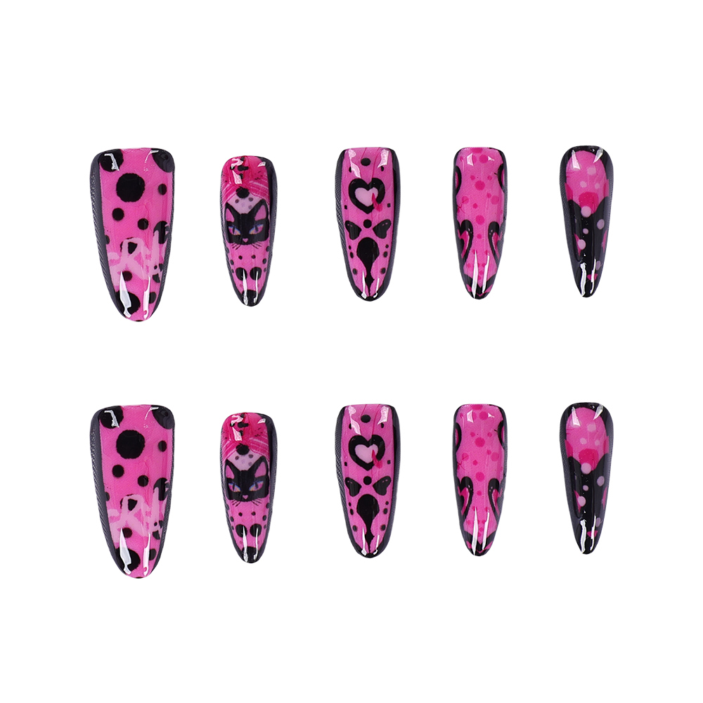 Movie Grease the Pink Cosplay  - Nail Art Nail Art recension och pris